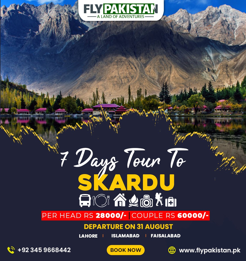 Book Deal 7 Days Tour To Skardu